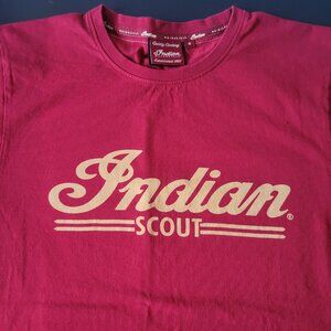 Indian Motorcycle T-Shirt, Limited Edition Gold Ink Graphic Print, Men's S, NWOT